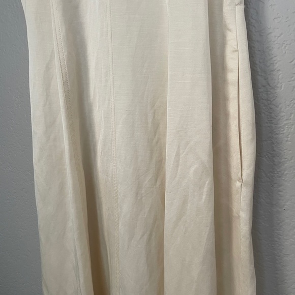 Nwt REBECCA VALLANCE Aimee Midi Dress Ivory 12 - Picture 8 of 14